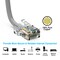 Bestlink Netware CAT6 UTP Ethernet Network Non Booted Cable- 0.5ft Gray 100100GY - alternate 2